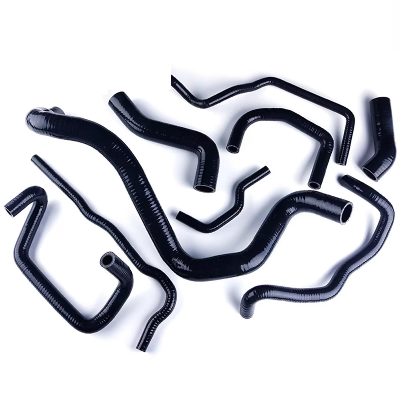 Tuyau Refroidissement Moteur Automatique, Compatible Avec Vw Pour Golf Pour GTI MK4 Pour 1.8T 2000-2006 Tuyau De Refroidissement Radiateur De Voiture Kits tuyaux voiture(Noir)
