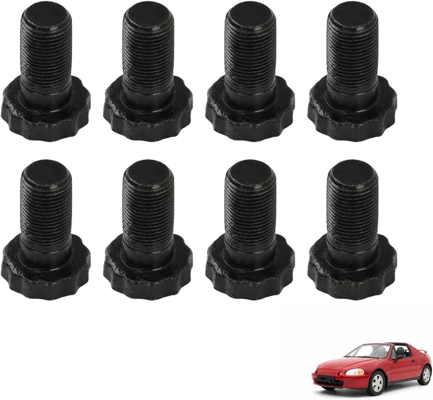8 Pcs Flywheel Bolts Replacement for 1990-2001 Integra 1988-2000 Civic 1988-1991 CRX