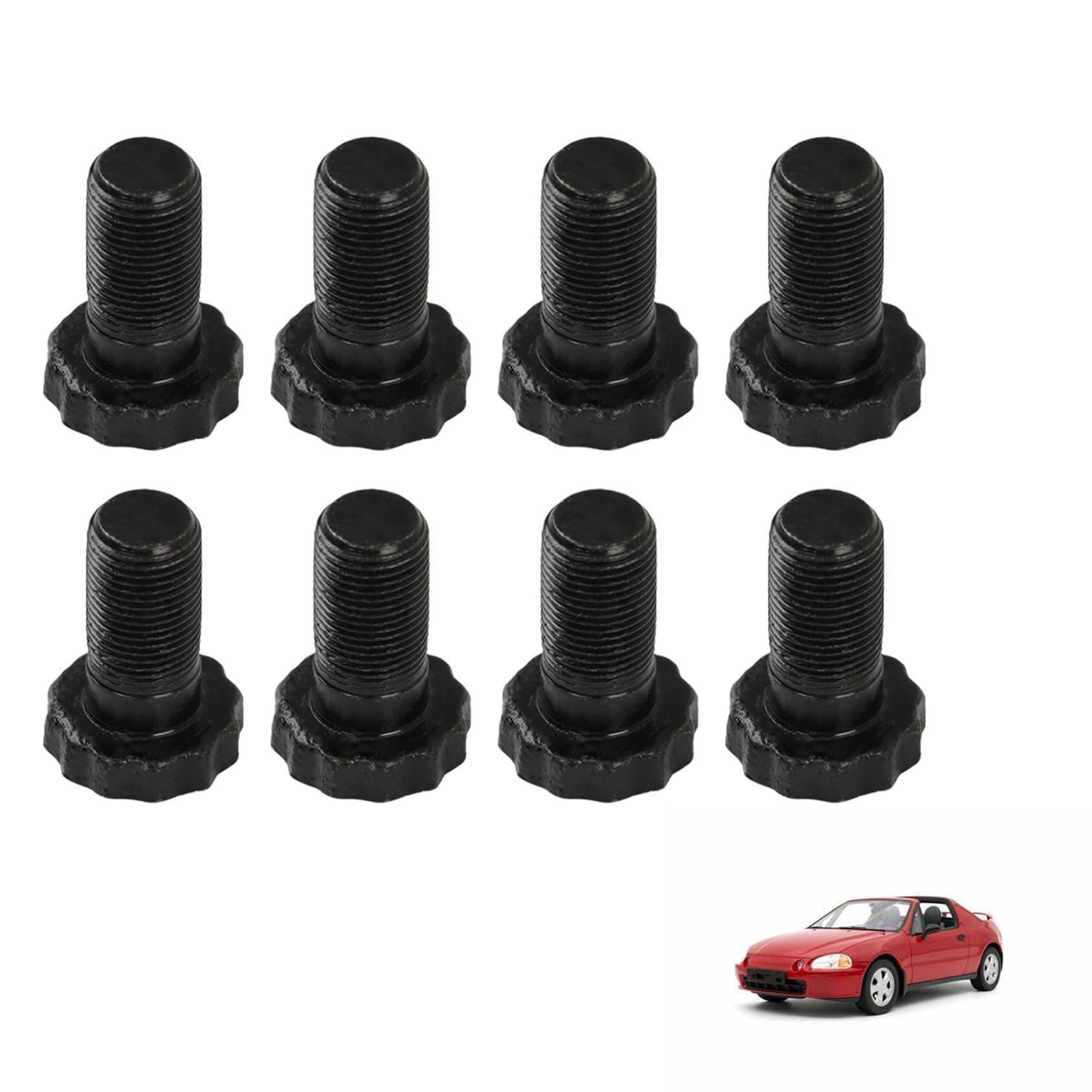 8 Pcs Flywheel Bolts Replacement for 1990-2001 Integra 1988-2000 Civic 1988-1991 CRX