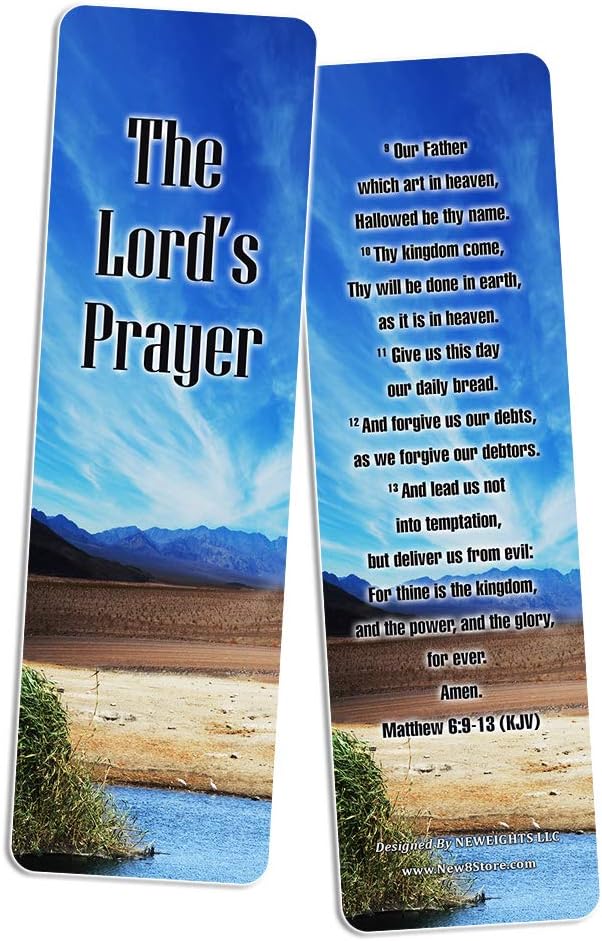 Christian Prayer Bookmarks - The Lord's Prayer (12-Pack) - Image 4