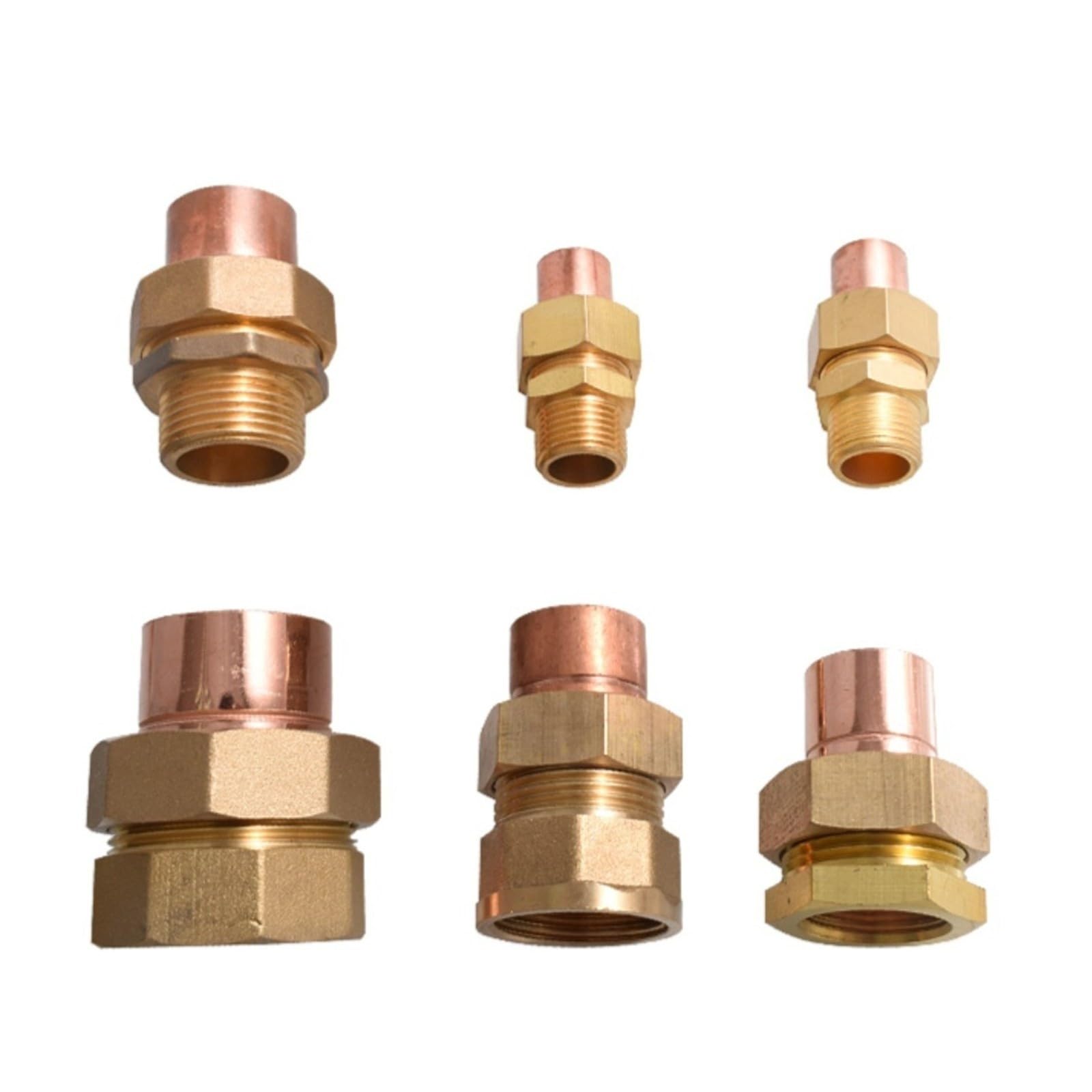 1/4 "-3" macho hembra X 8-76mm soldadura Scoket extremo alimentación soldadura latón y cobre unión tubería acoplador aire acondicionado(Female,3 BSP TO 76MM_BSPP)