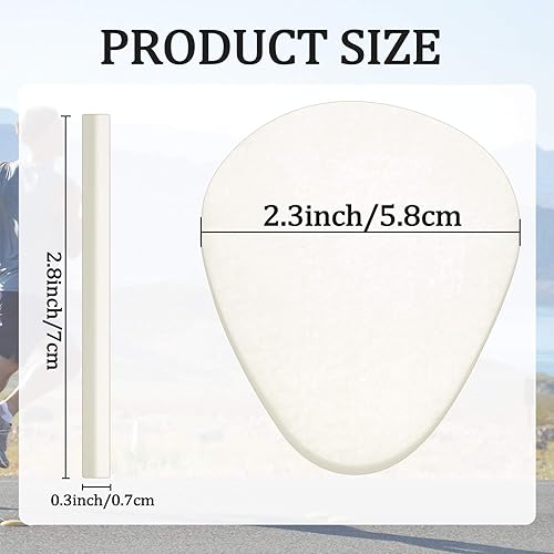 Miniatura 2 de 20 almohadillas de fieltro metatarsiano, almohadillas de inserción de pie para aliviar el dolor, antepié y suela adhesiva, accesorios de espuma para