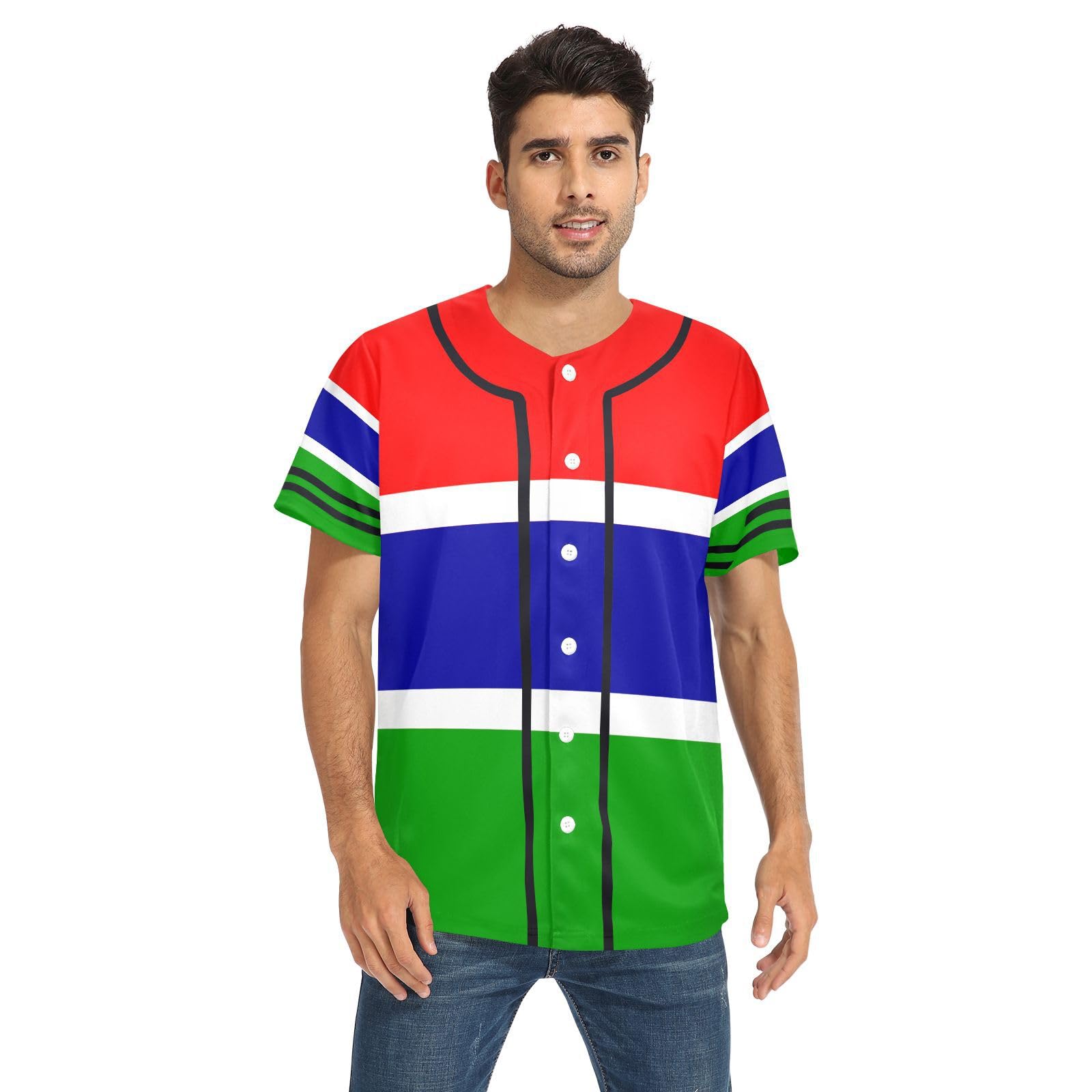 Camiseta de béisbol personalizable para hombres y mujeres, transpirable, ajuste clásico, para el hogar, al aire libre, viajes