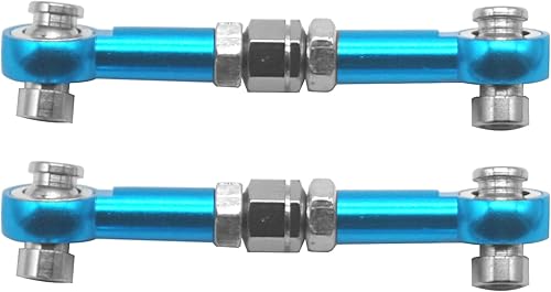 Miniatura 6 de 4 piezas ShareGoo RC de aluminio de dirección servo varilla tensor 102017 compatible con Himoto RedCat Racing 1/10 On-Road RC Car