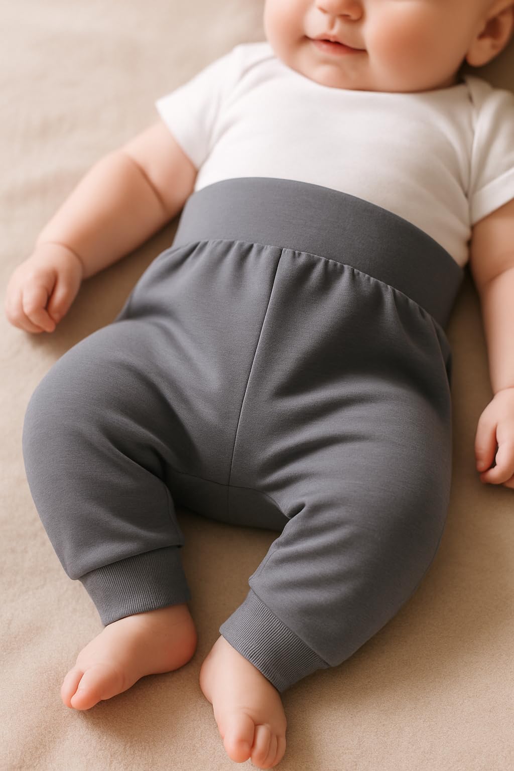 LOREZA® 5 Pantalones Bombachos para Bebé Unisex – 100% Algodón – Suaves, Cómodos y Transpirables