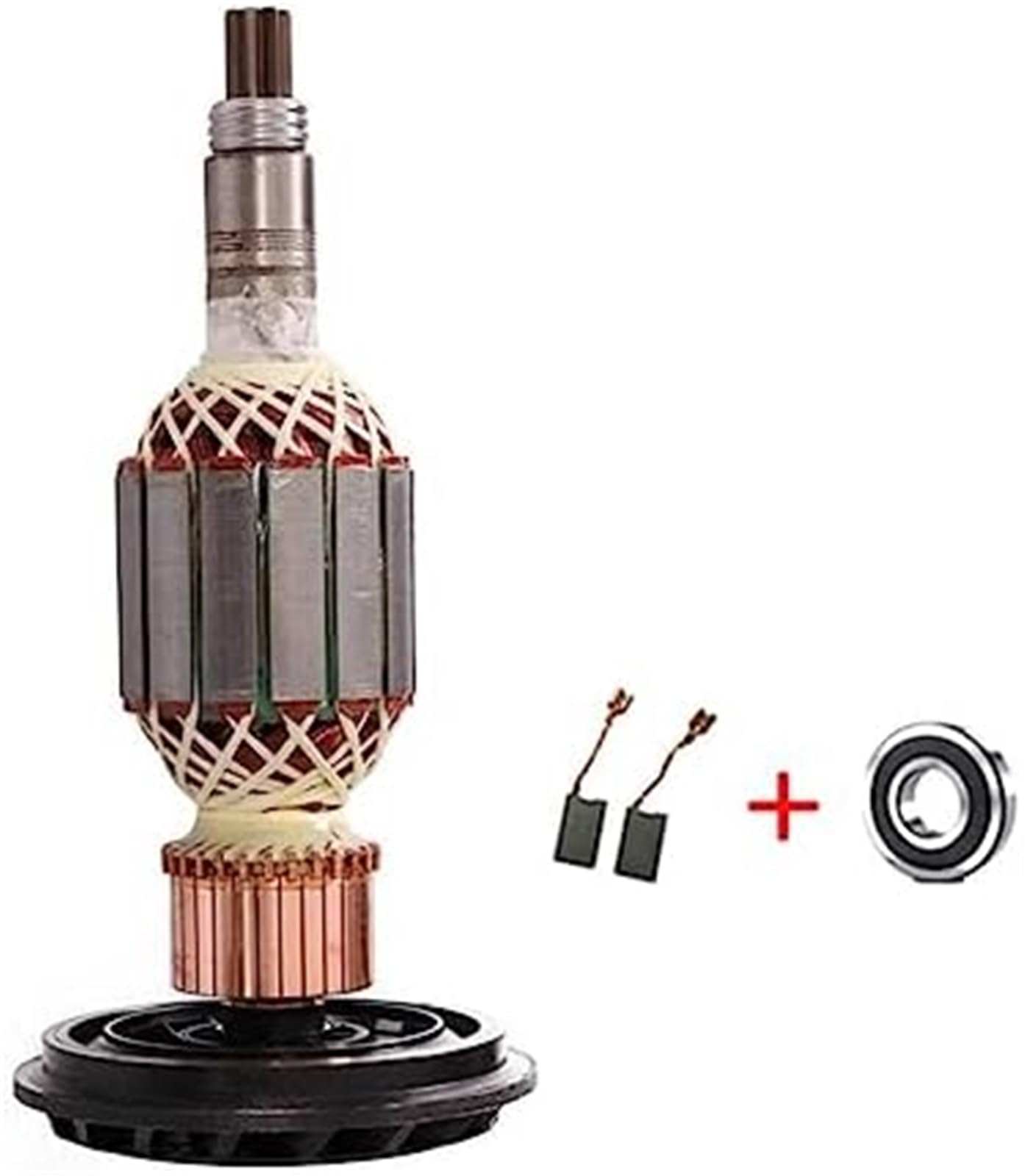 Części zamienne do kotwicy wirnika, do młota wyburzeniowego Bosch GBH11DE GSH11E (wirnik + szczotka węglowa + łożysko) Zamienny zespół wirnika twornika