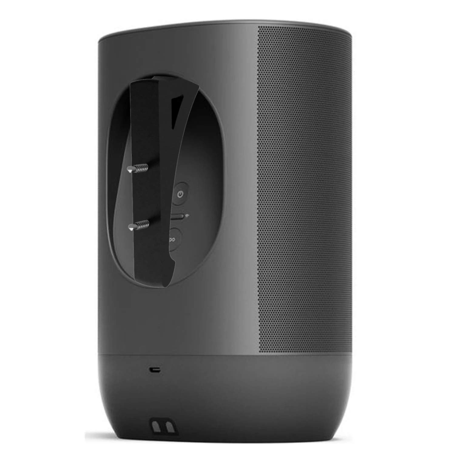 Wall Mount Bracket Holder for Sonos Move Portable Speaker Black