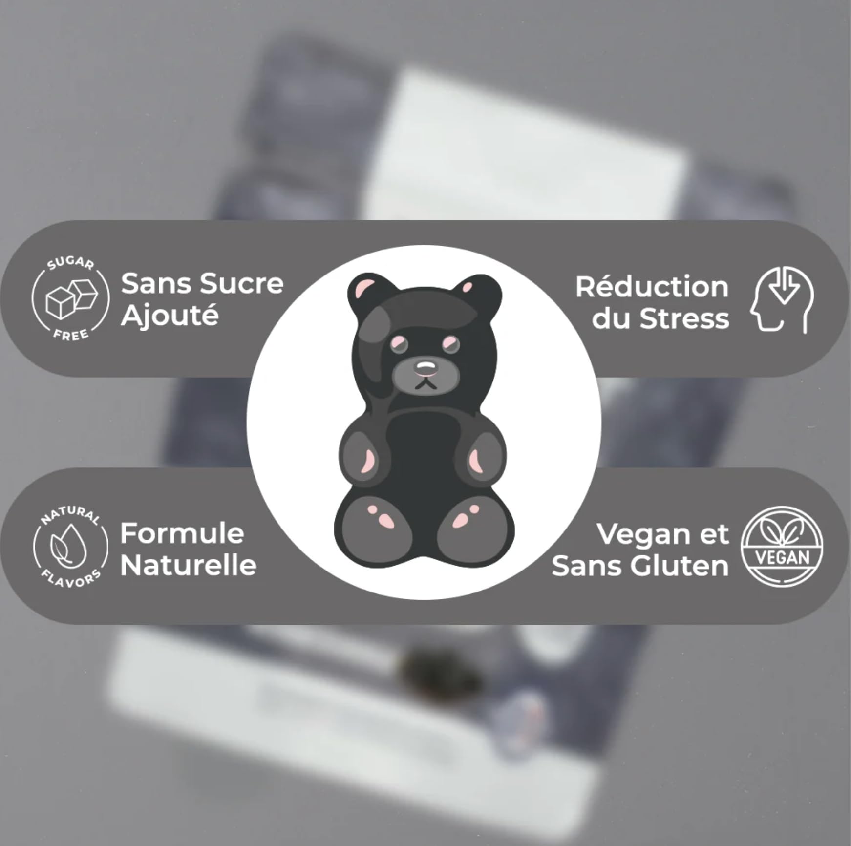 Gummies Shilajit Pur Bio en sachet, Shilajit Himalaya, Boost métabolisme, Libido et Energie, Acide Fulvique, Soutien Immunitaire pour hommes et femmes, complément alimentaire 100% Naturel