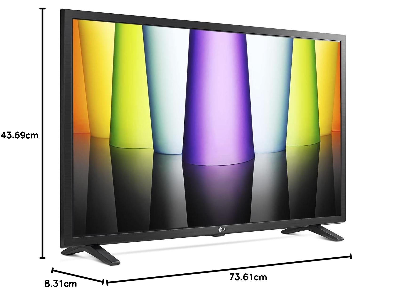 LG 32LQ63006LA Smart TV 32" Full HD, 2022 LED z procesorem 5 Gen 5 AI, webOS 22, HDR, Wi-Fi, Bluetooth, Game Optimizer, Google Stadia i GeForce NOW, kompatybilny z Google Home i Alexa