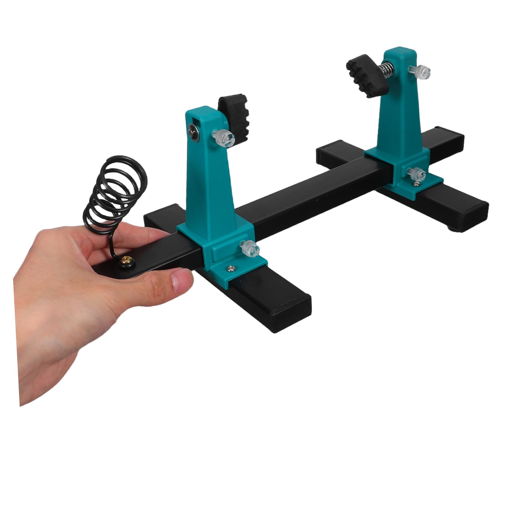 Soporte para Circuito Ajustable con Pinzas de Soldadura y Soporte para Soldador Base Resistente con Rotación para Reparación de Placas Electrónicas