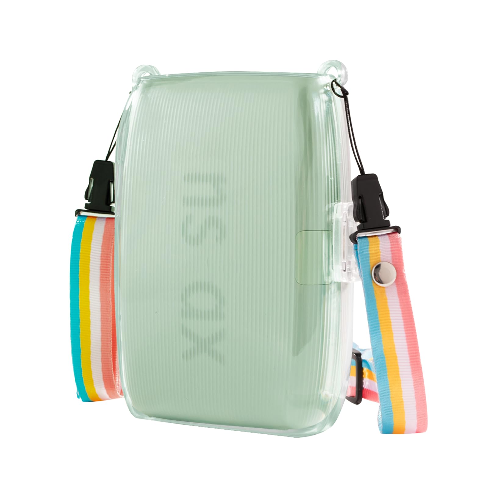 Rieibi Mini Link 3 Protective Case for Fujifilm Instax Smartphone Printer - Clear Cover With Shoulder Strap