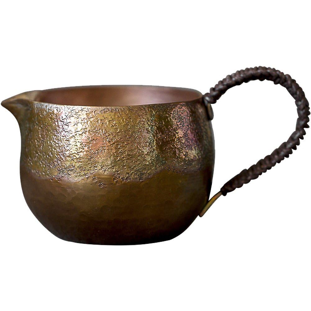 Tasse en cuivre faite à la main style Kungfu japonais traditionnel