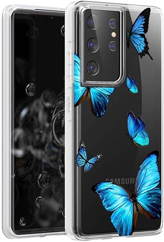 Miniatura 4 de Funda para Galaxy S21 Ultra 5G de 6.8 pulgadas, para Samsung S21 Ultra Funda para niñas y mujeres, bonita funda protectora de TPU suave transparente