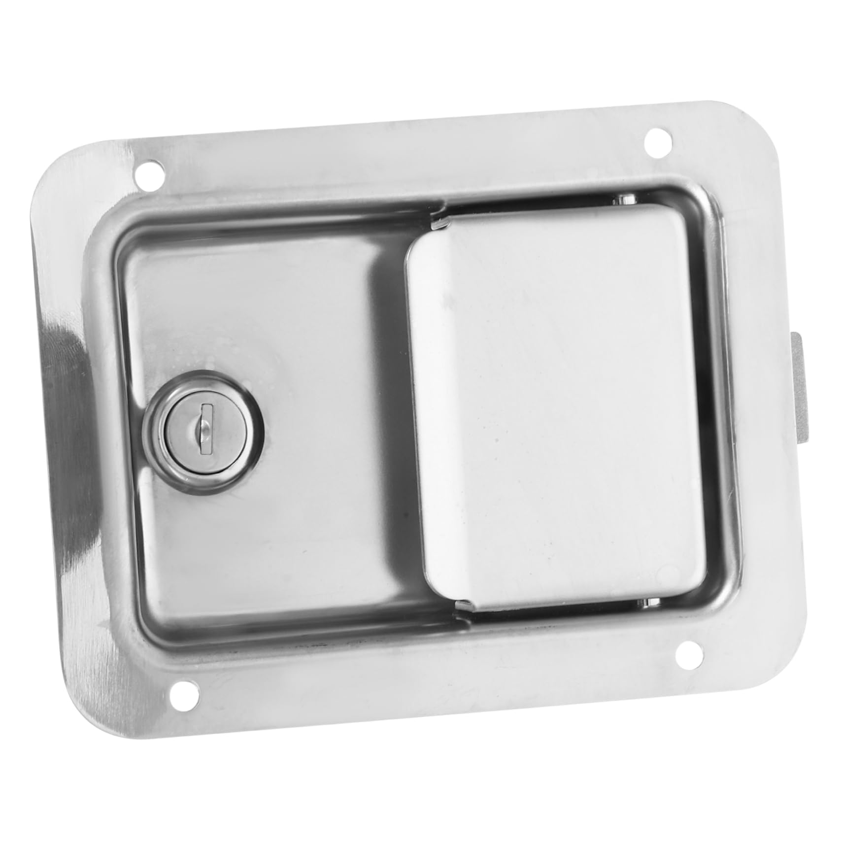 VILLCASE Lucchetto Acciaio Inox Per Cassetta Degli Attrezzi Con 2 Chiavi Serratura Di Sicurezza Per Camper Rimorchi E Camion Blocco Sicuro Per Armadietti Metallici E Generatori