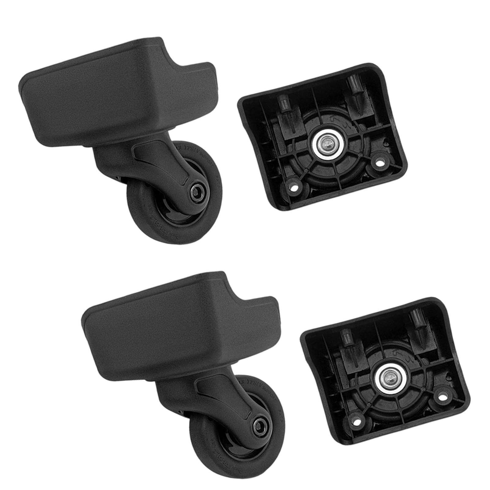 Sostituzione bagagli servizio 4, rotelle per valigie con rotazione a 360° per accessori riparazione per borse da viaggio Kit riparazione per rotelle per bagagliaio