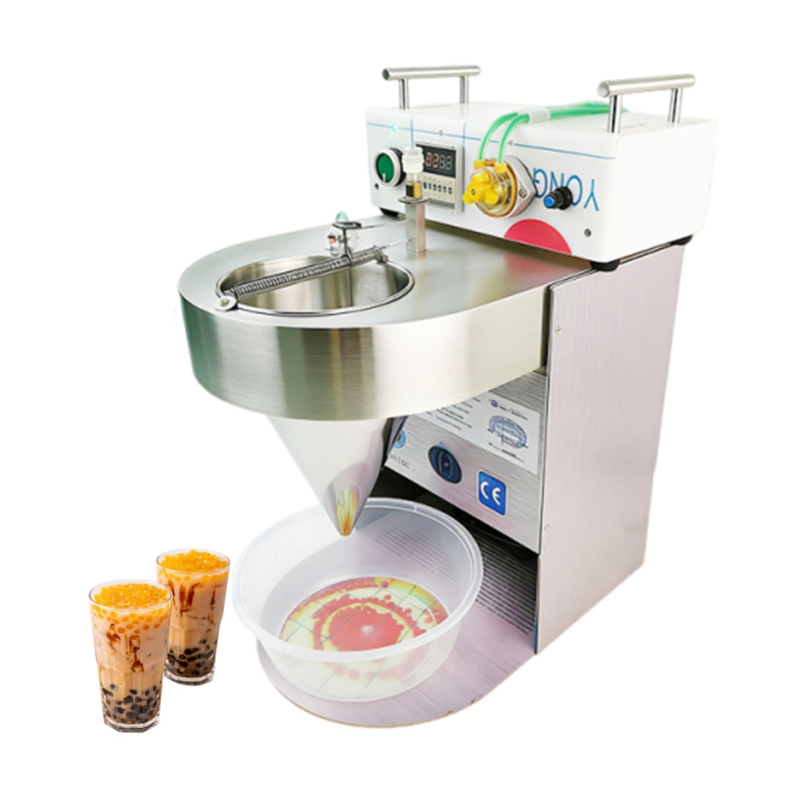Produttore di Perle di Frutta Esplosive,Controllo Dimensione Uniforme,Formatrice di Sfere di Succo Elettrica,Macchina per Popping Boba Automatica per Dessert e Bibite