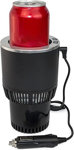 Yesinaly Enfriador de tazas 2 en 1 para automóvil, calentador inteligente de control de temperatura, soporte de taza de automóvil inteligente