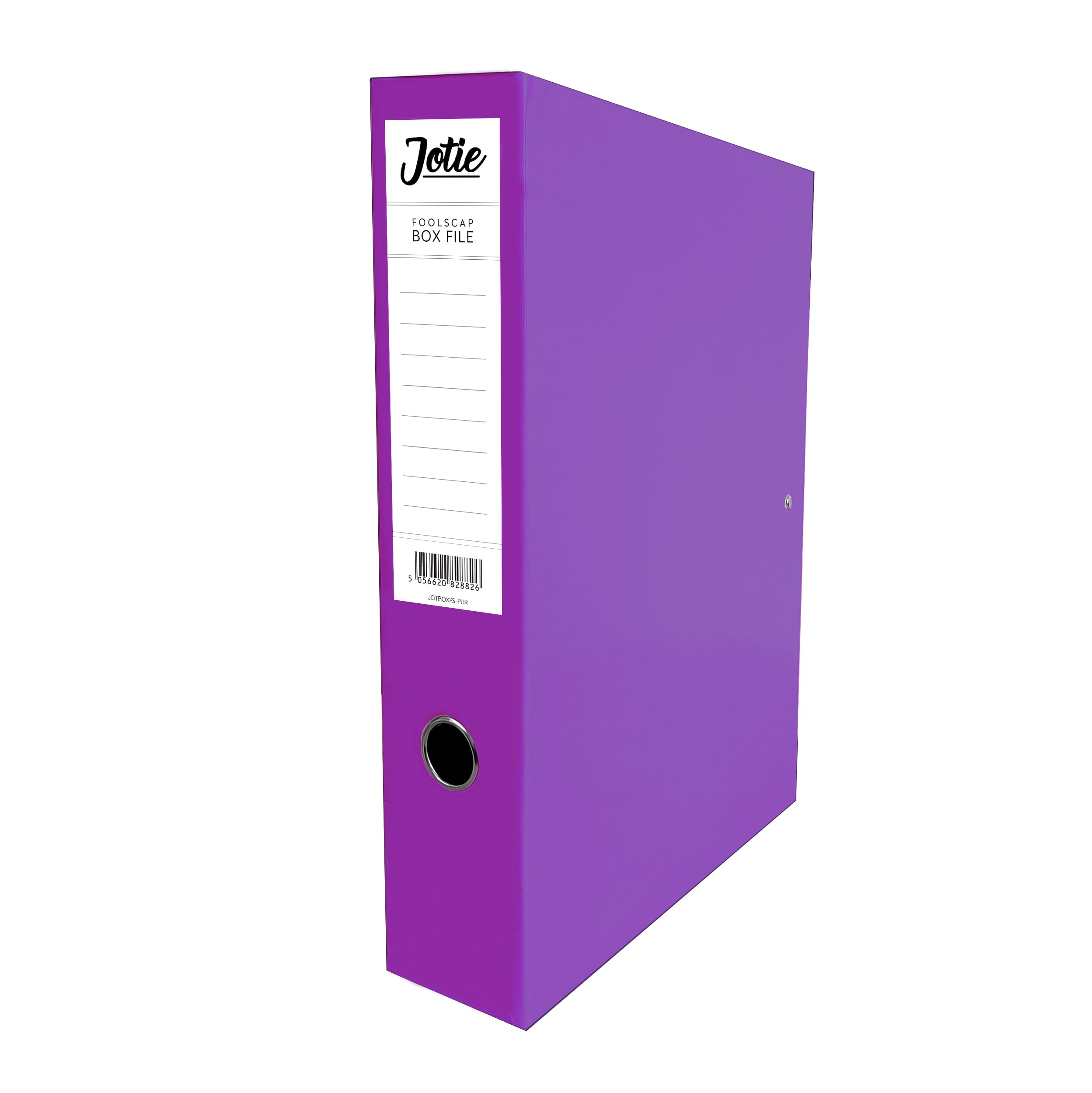 Box File with Lock Spring Ring Pull & Catch Glossy Finish 75mm Spine Ideal Document Organiser for Office School Paperwork Storage Foolscap Box Files
