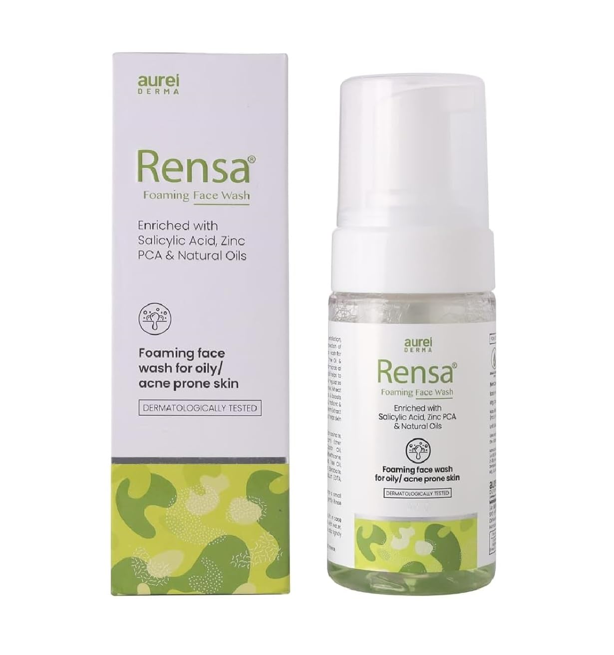 Rensa Foaming Face Wash For Brightens & Lightens Skin, (150ML)