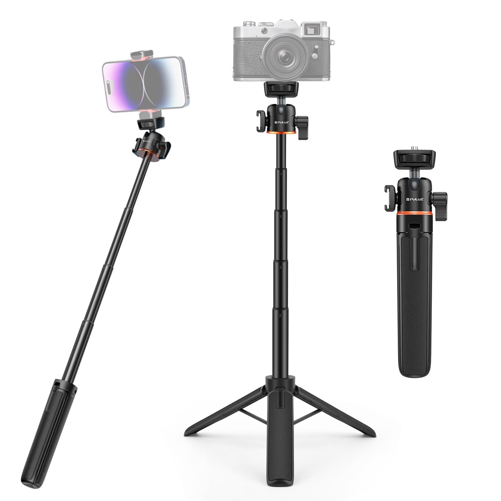 Amazon.com : PULUZ Camera Tripod Stand, Mini Desktop Aluminum