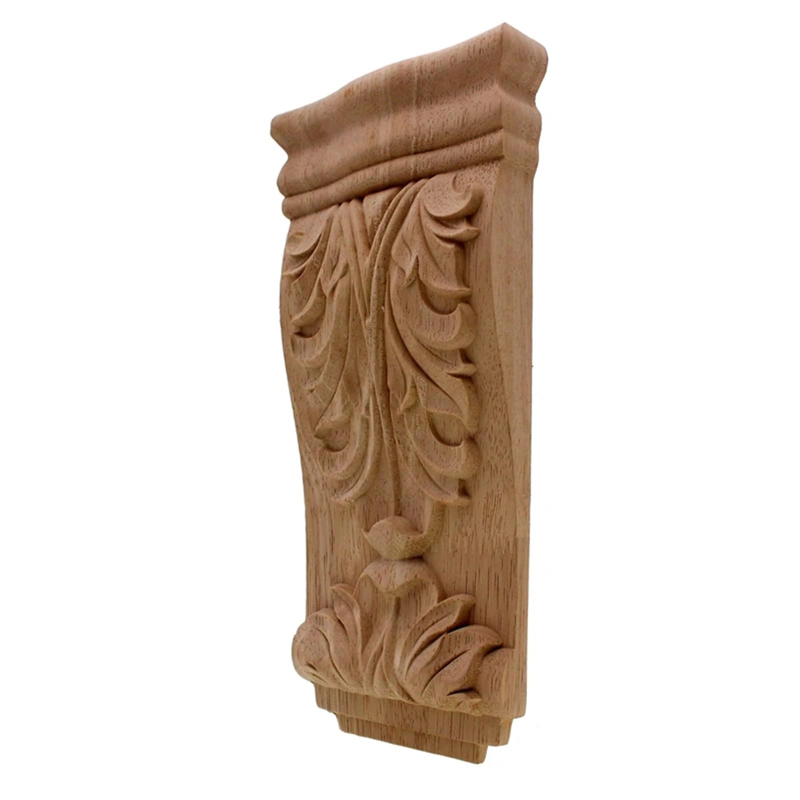 Drewniane rzeźbione nogi do mebli, Wooden Carved Furniture Legs Applique Multiple Sizes(18x8cm/71x3.1inch)