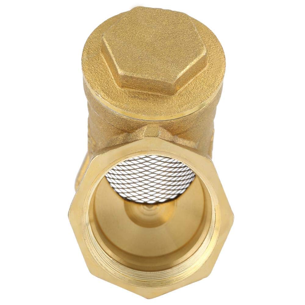 Connettore filettato femmina da 1 "BSPP con filtro in ottone con filtro a valvola