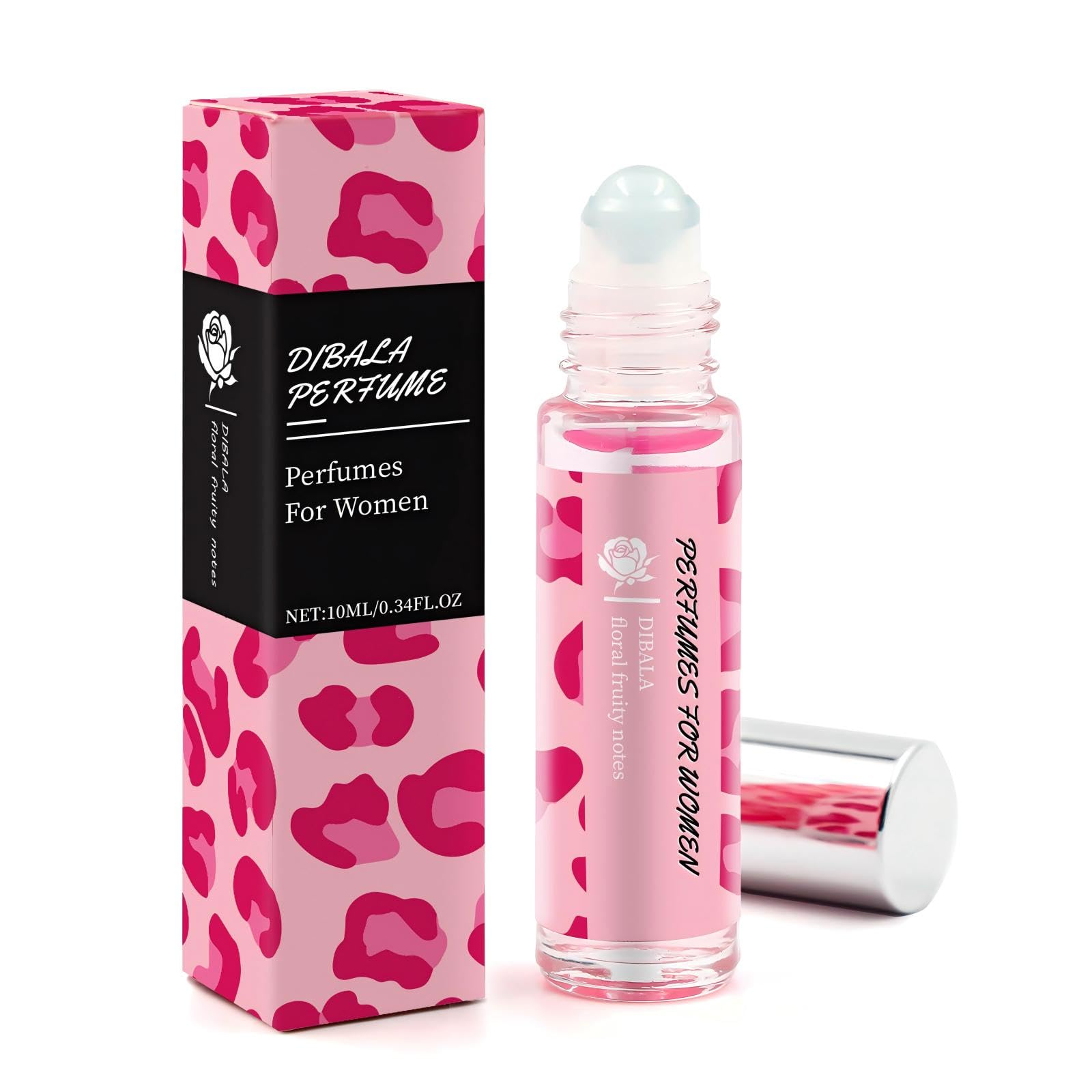 DIBALA Pheromones Perfume for Women,Long Lasting Natural Roll On Perfume Oil 10ml (0.34 fl oz)
