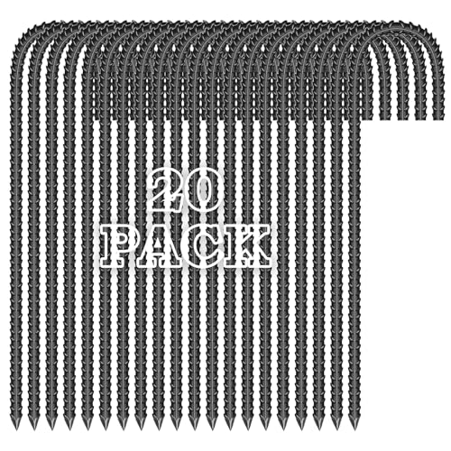 WONGPERG RebarStakes-12in20pcs Juego de 20 Estacas de Acero Galvanizado de 12 Pulgadas en Forma de Gancho J miniatura 1