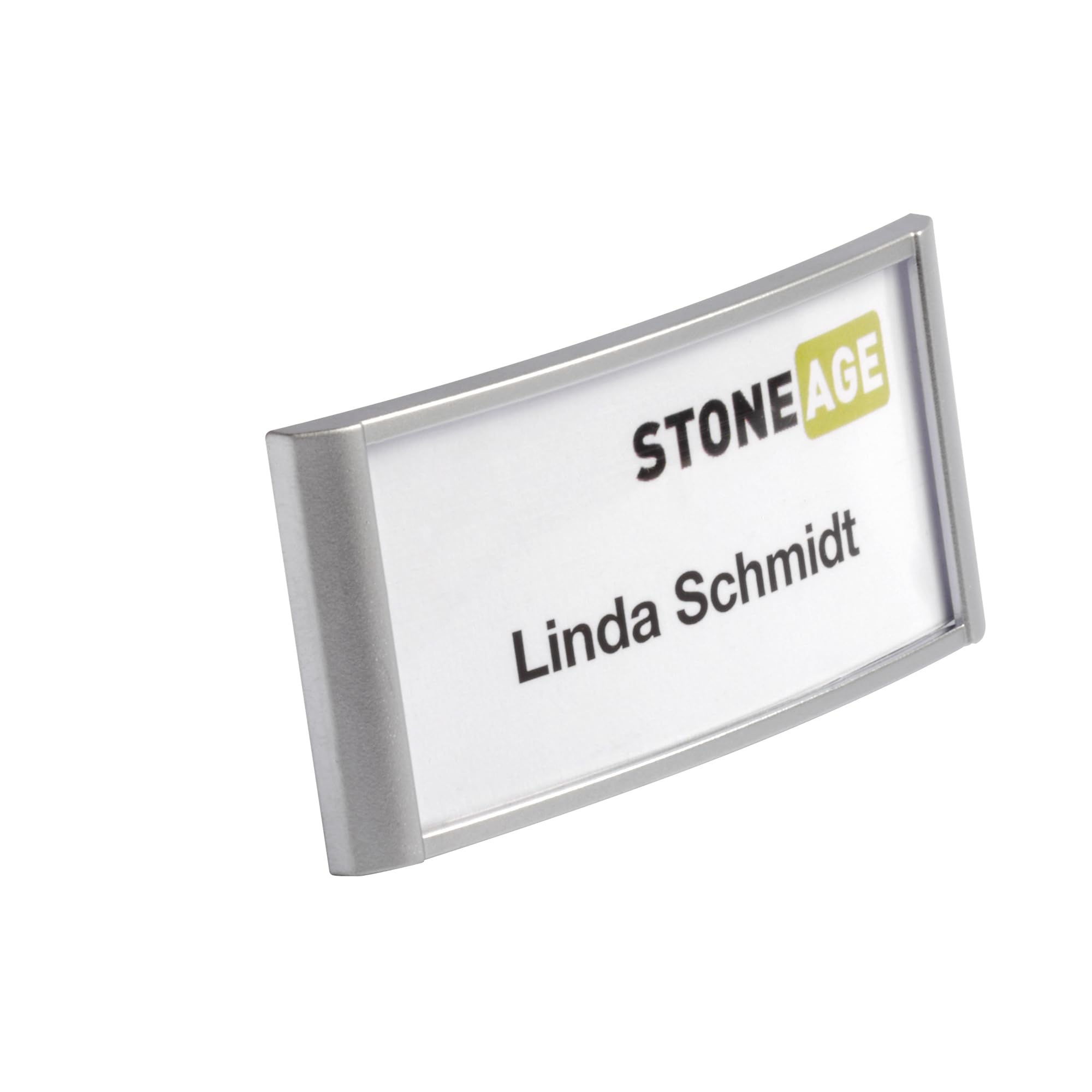 Durable - Porte-badge CLASSIC avec aimant - Format 34 x 74 mm - Argent - Boite de 10 - 854223