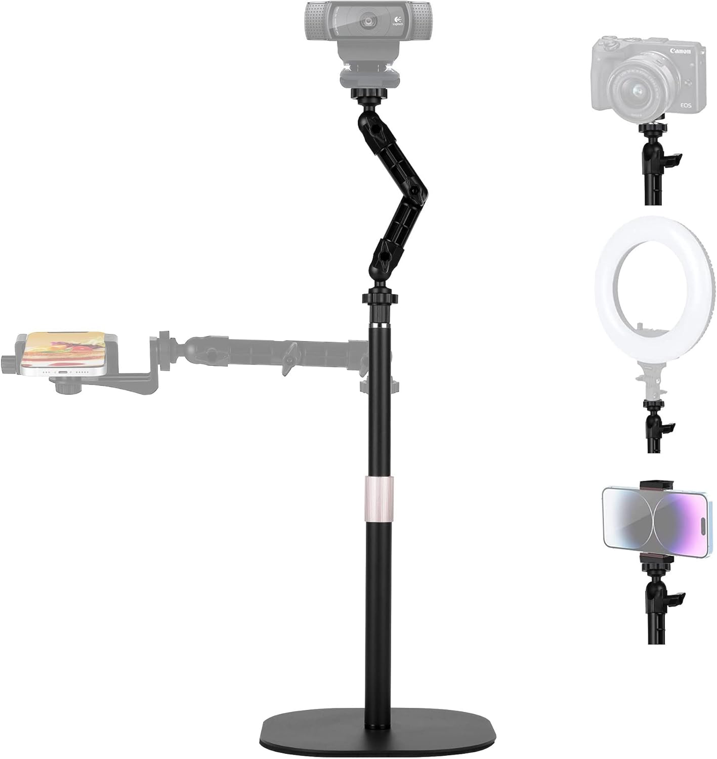 AYIZON Adjustable cam Mount,Overhead cam Stand Holder compatible