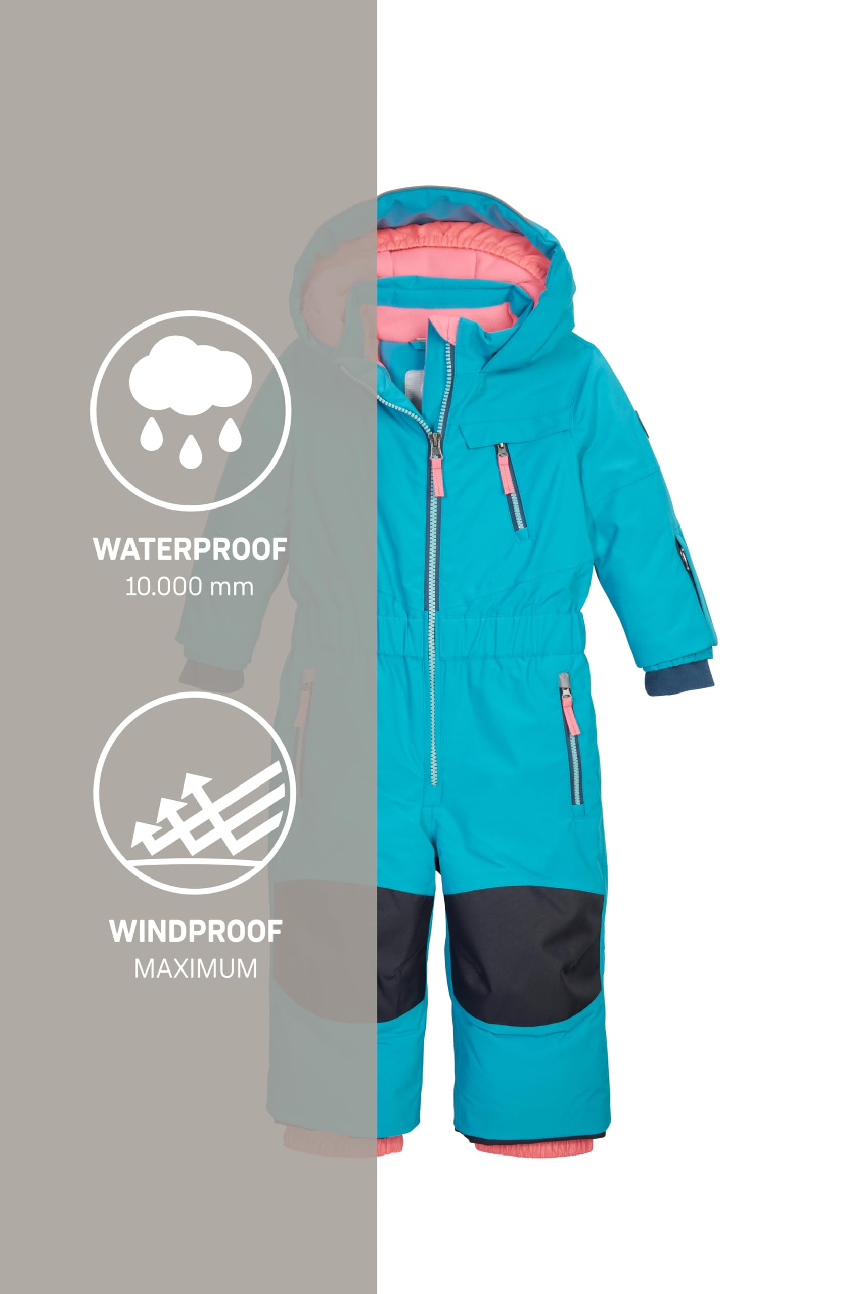 first instinct by killtec Fisw 46 Mns Onpc Tuta da sci con cappuccio Unisex - Bimbi 0-24