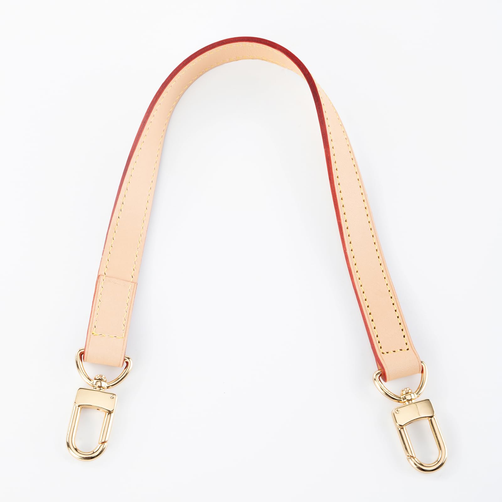 BERRY & SNOWY Correa de Manija de Carga de Cuero Vachetta Auténtico, para Bolso de Mano Cubo Neonoe NOE (45 cm, Albaricoque)