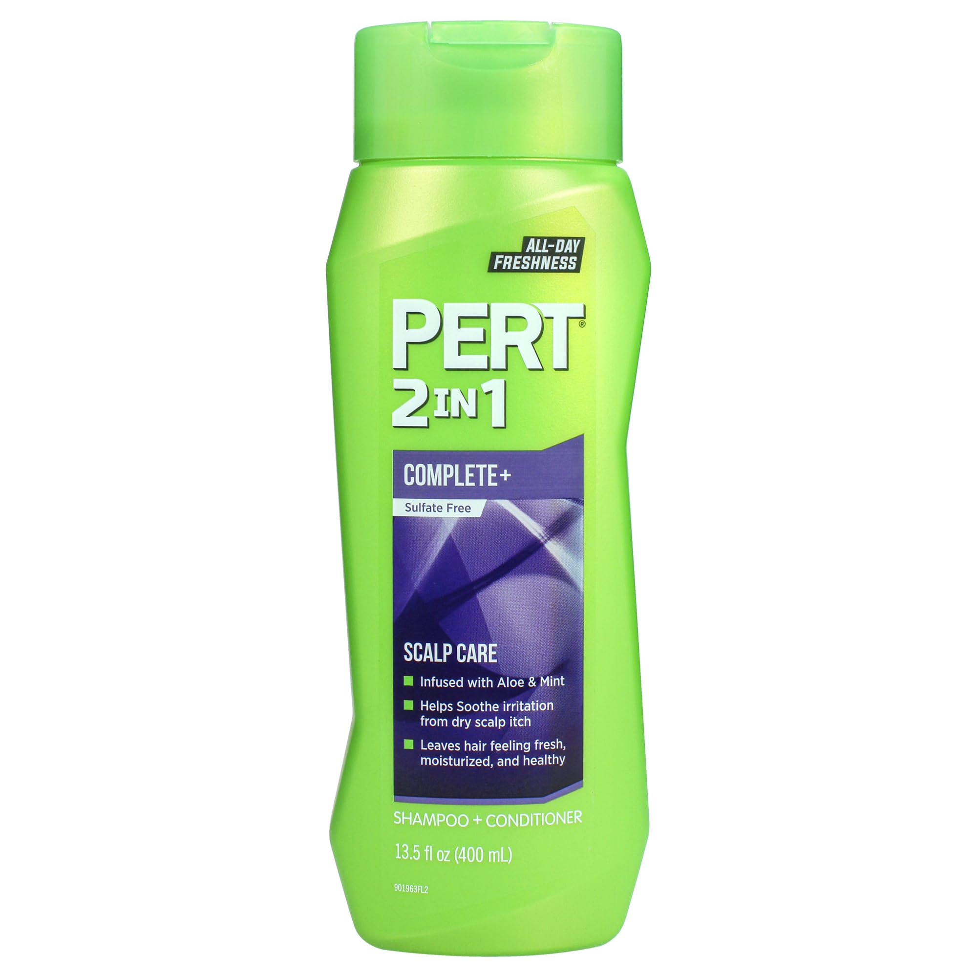 PERT 2 in 1 Complete Plus Scalp Care Shampoo and Conditioner - Itchy Scalp - Sulfate Free Shampoo and Conditioner for Healthy Hair - 400 ml
