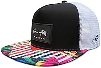 Vista 35 de Grace Folly - Gorra trucker unisex gorra de malla con cierre trasero negro (Black with Fade)