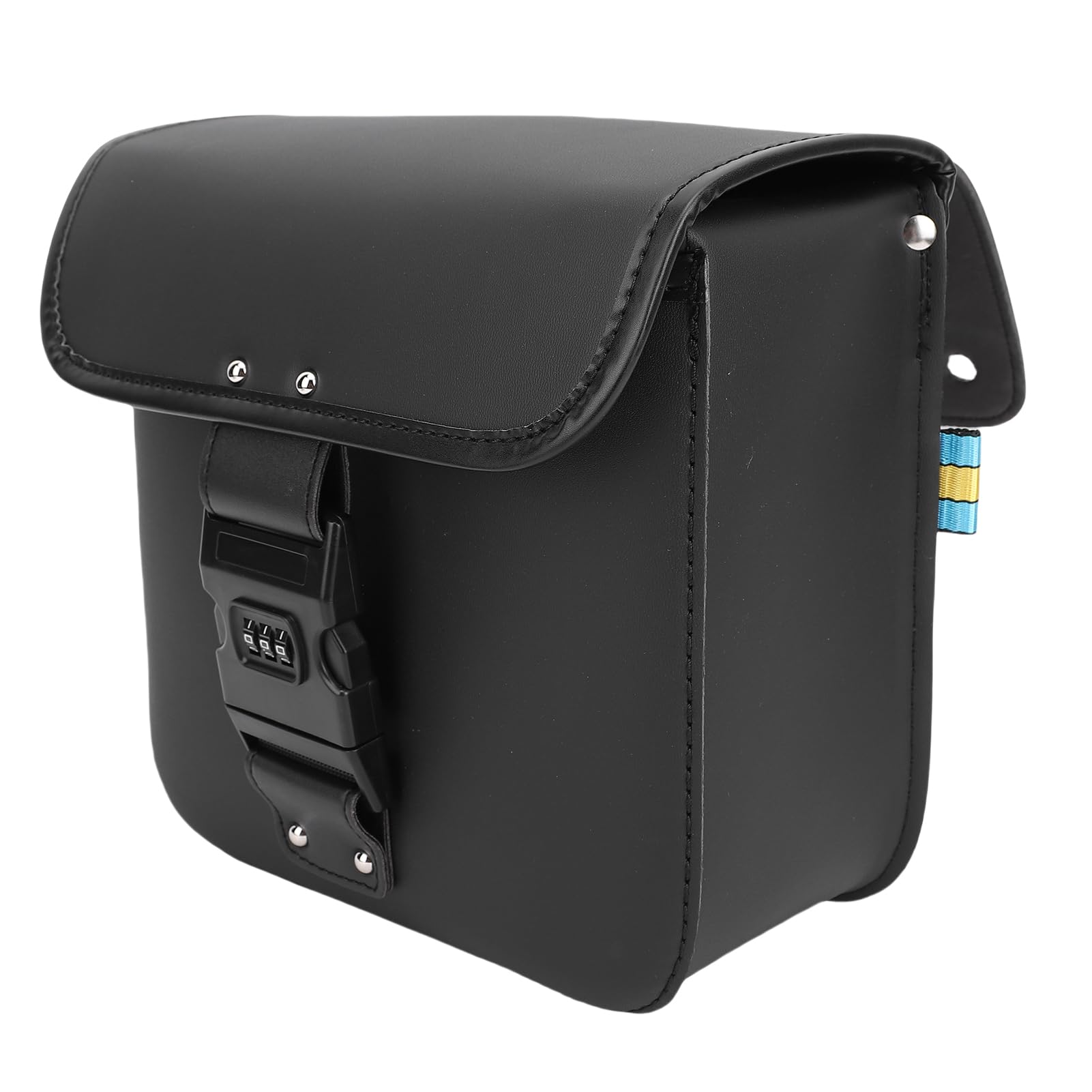 Keenso Borse Laterali Moto, Pelle PU Borsa Side Moto con Serratura, 7.4L | Borse laterali per moto, Borse laterali per moto in pelle PU con serratura, Conservazione della forma impermeabile da 7,4