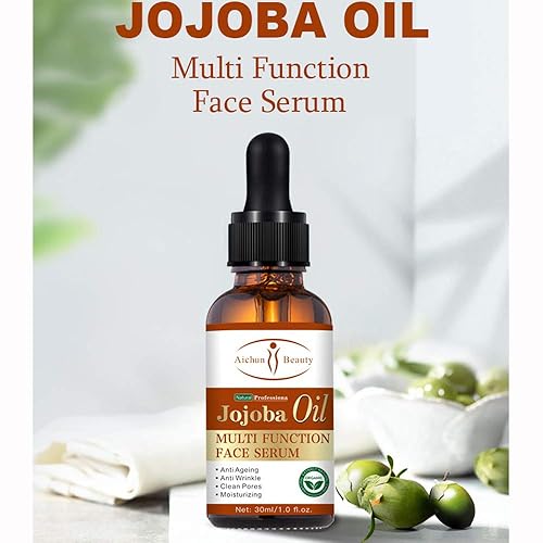 Miniatura 2 de AICHUN BEAUTY Aceite de árbol de té de jojoba con ricino de argán, suero facial multifunción, reparación natural, manchas hidratantes, 1.0 fl oz