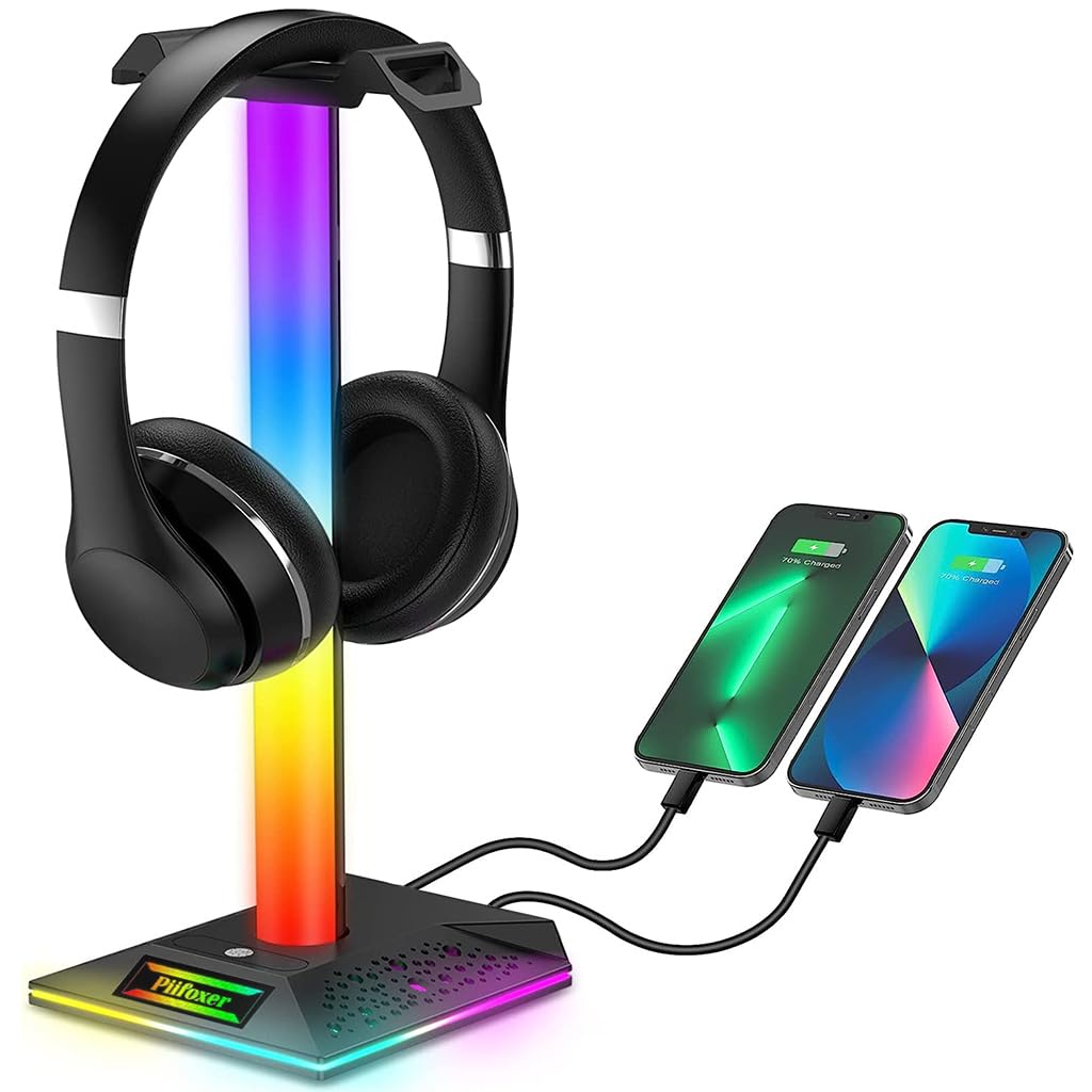 ELEPHANTBOAT® RGB Headphone Stand Gaming Headphone Stand Headset Holder