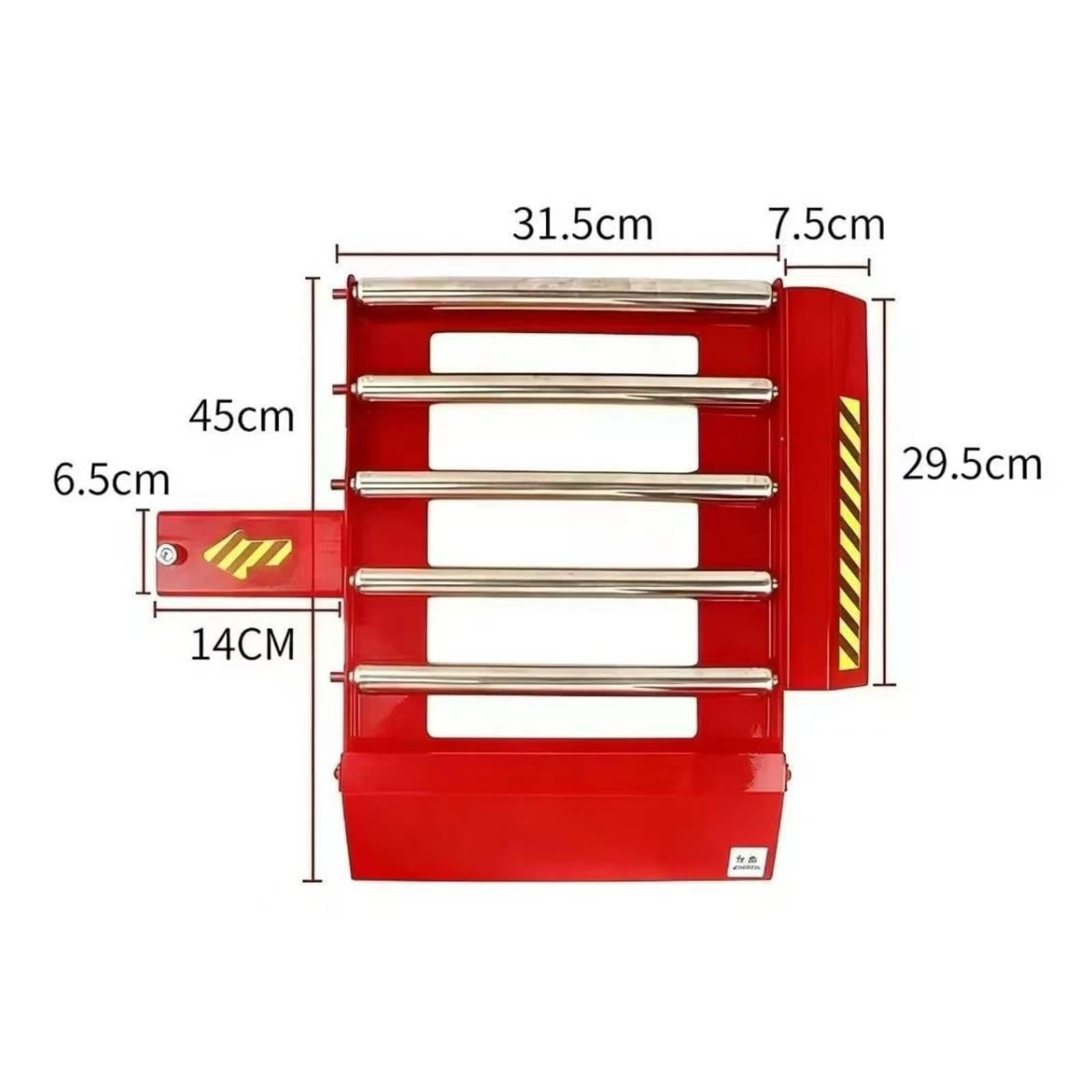Base per Smontagomme con Ruote, Piastra di Supporto Alta E Portatile per Macchina Smontagomme, Rosso