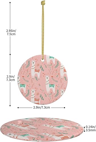 Miniatura 4 de Artisan Made, Ceramic Christmas Ornaments - Unique Design and Elegant Styling for Festive Joy, Holiday Charm Pink Camel Cactus