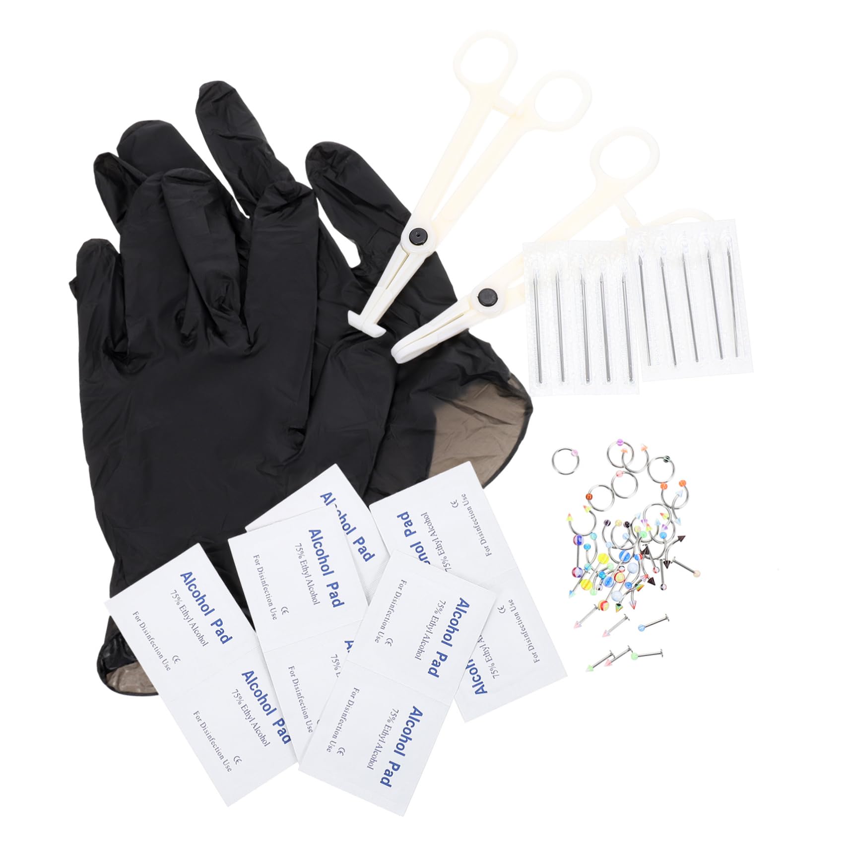 WOFASHPURET 1 Set Kit Portable Piercer Lightweight and Safe for Comfortable Jewelry present for Jewelry Enthusiasts