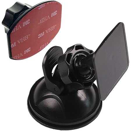 Amazon Eyemag ドライブレコーダー リアカメラ用ブラケット リアガラス吸盤固定 両面テープ固定 穴あけ不要 簡単取付 ドライブレコーダーアクセサリ 車 バイク