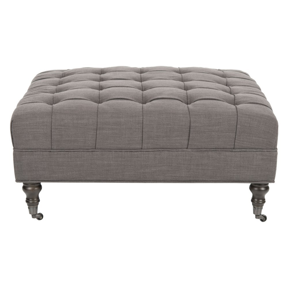 希少　Safavieh Palmer Ottoman　オットマン　グレー Amazon.com: Safavieh Mercer Collection Clark Cocktail Ottoman