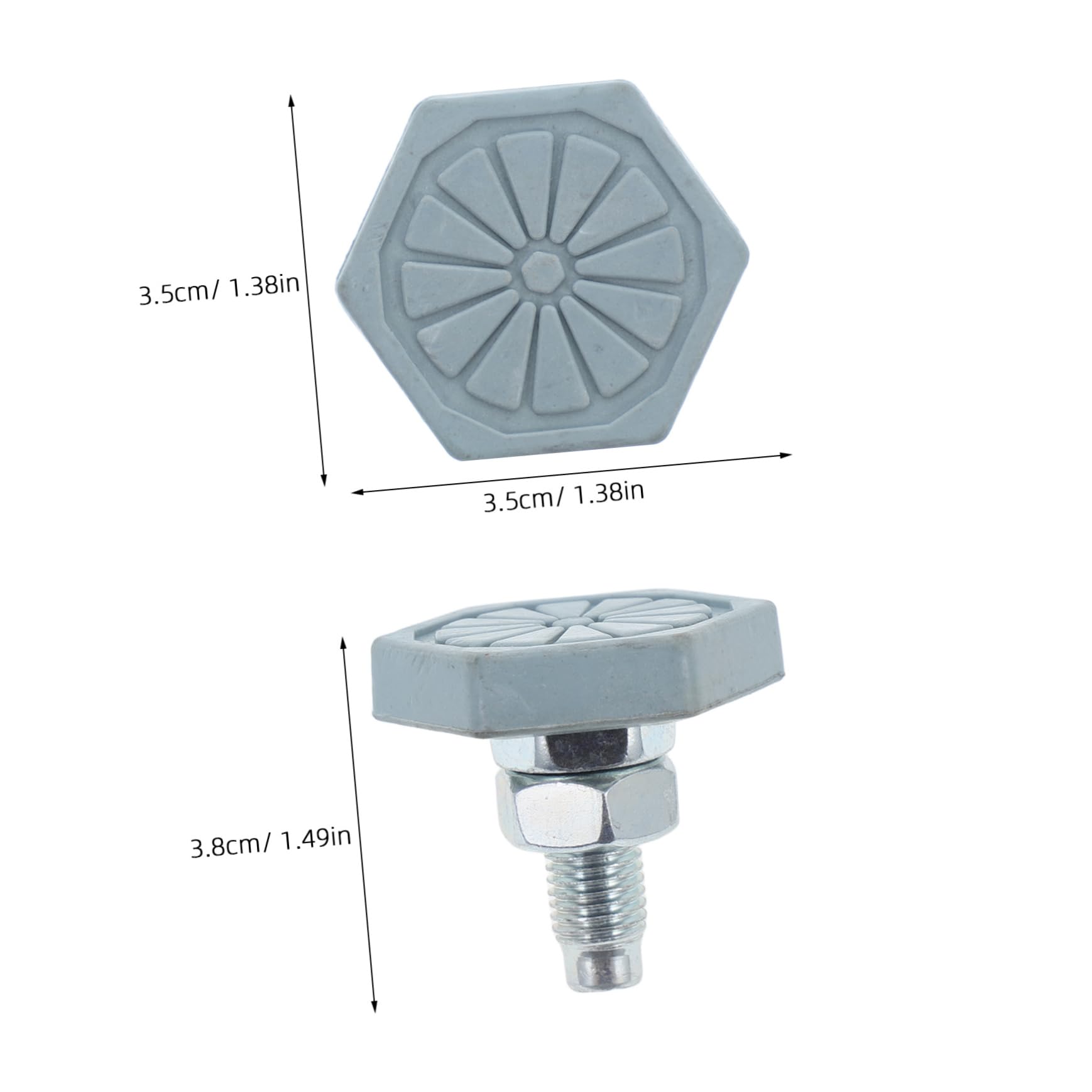 MUSISALY Washer Dryer Pedestals Washing Machine Pads Slip Vibration Dampening and Floor Protection