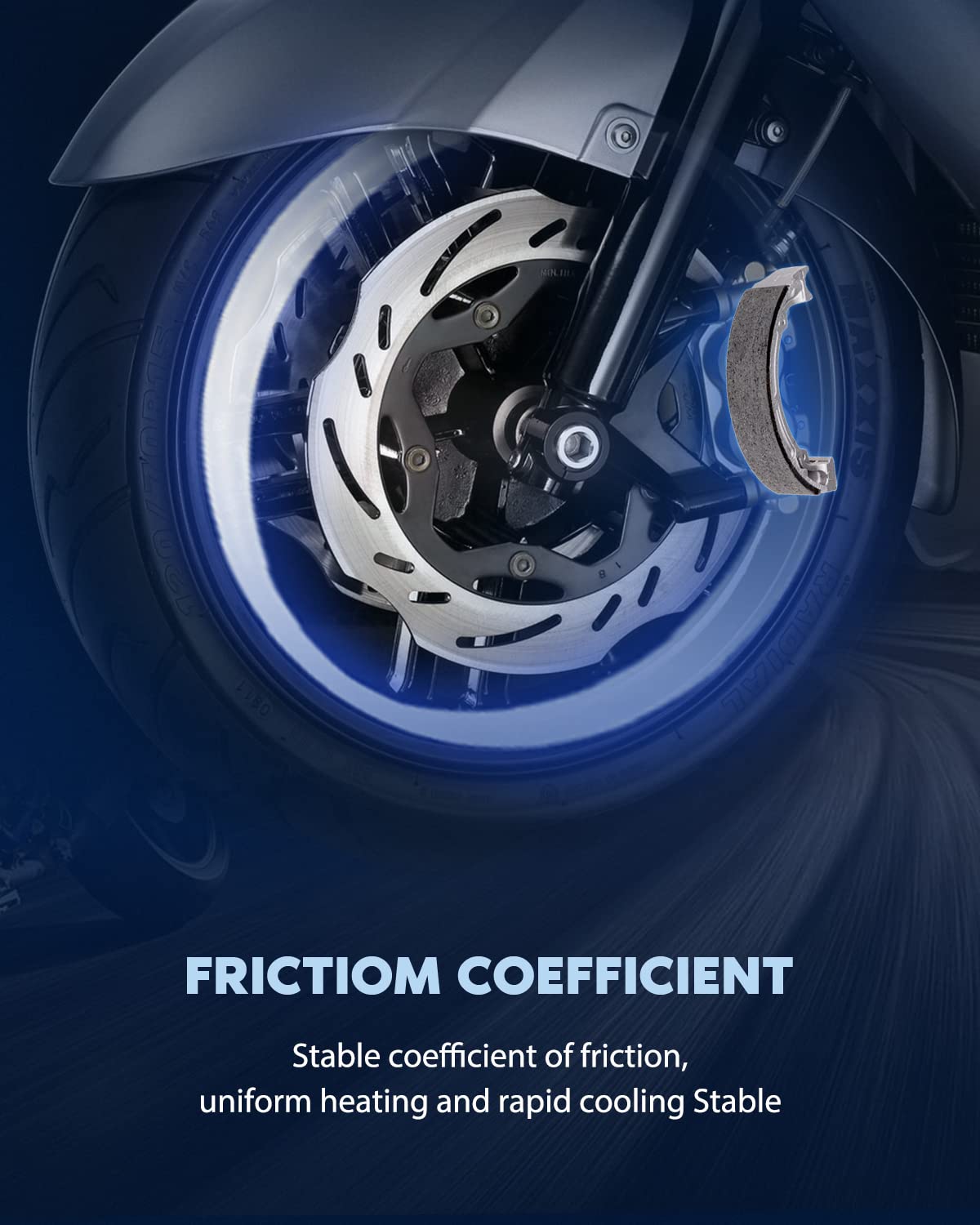 Mâchoire De Frein Sifam Pour Quad Kawasaki 250 KLF Bayou 2002 à 2009 - Foto 7