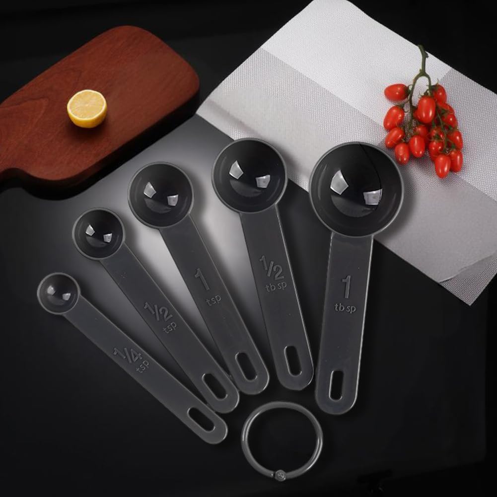 Ensemble de Tasses et Cuillères à Mesurer 10 Pièce Universelles Faciles à Lire Outil de Cuisine Emboîtable