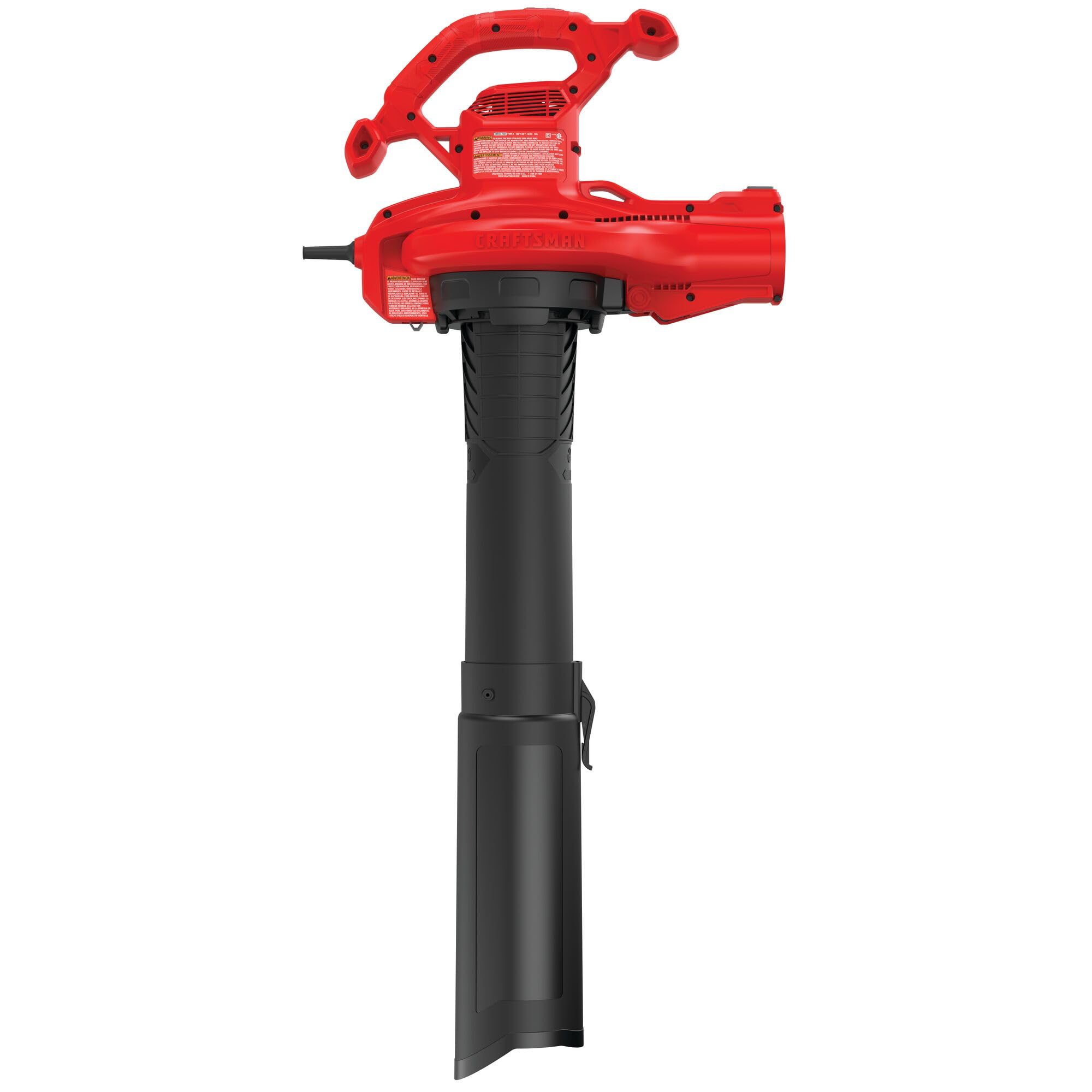 CRAFTSMAN Soplador de Hojas 3 en 1, aspiradora de Hojas y triturador, hasta 260 mph, 12 amperios, eléctrico con Cable (CMEBL7000)