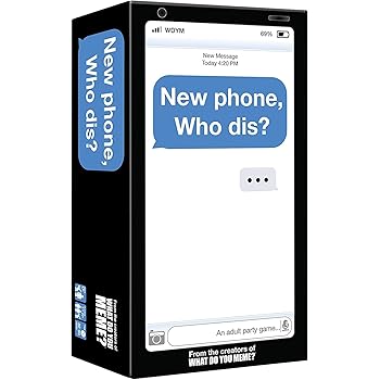 WHAT DO YOU MEME? New Phone, Who Dis? Adult Party Game UK Edition