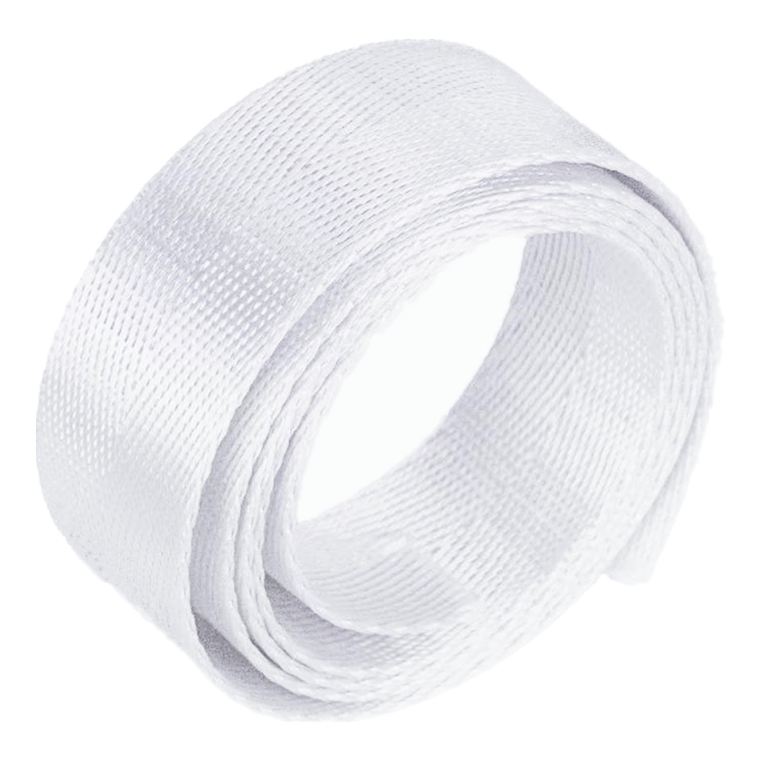 FGJsfhrDTU Webbing, 38mm Nylon Herringbone 5-20 Yard Multicolor(White,5 yard)