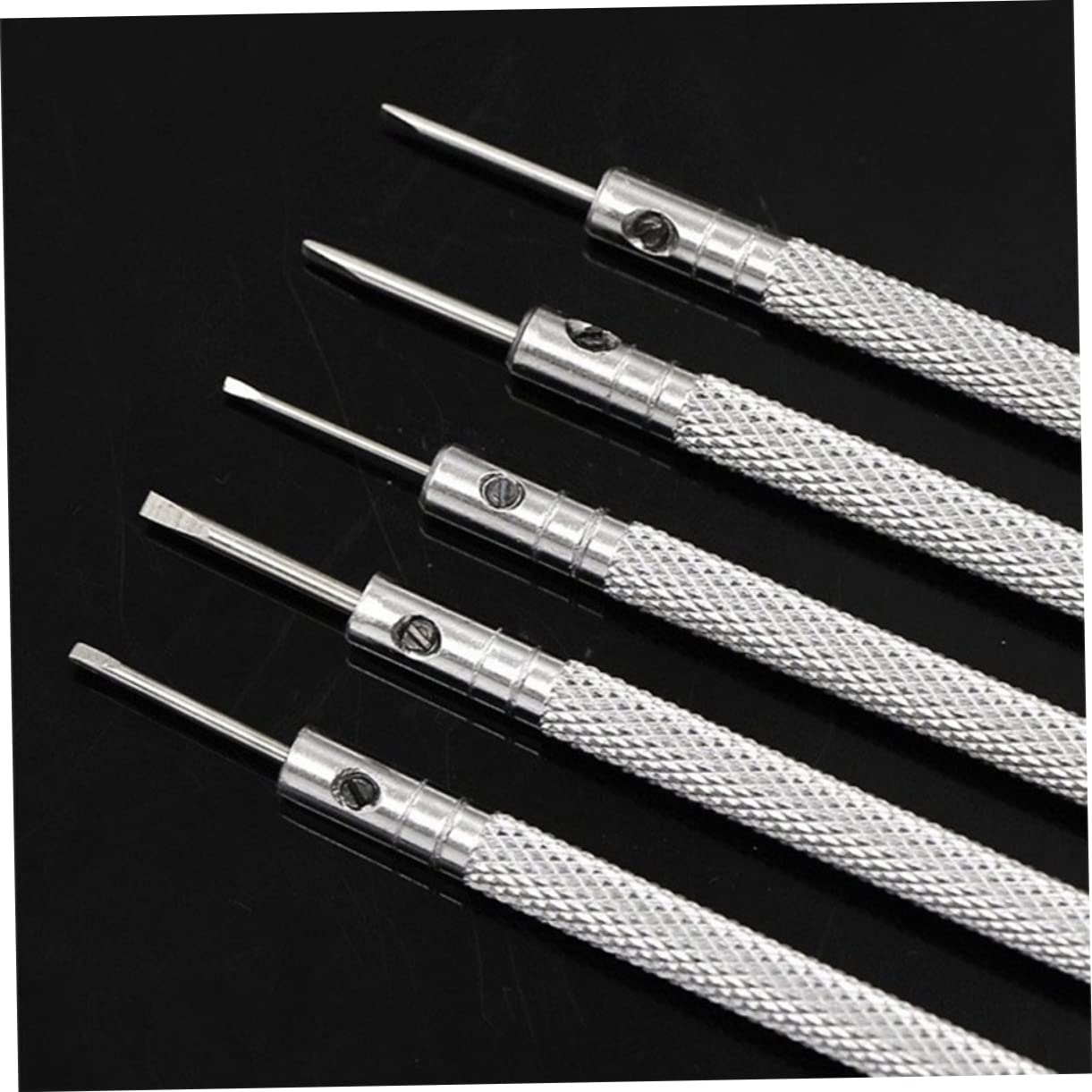 15 Piezas de Destornillador de extracción de eslabones, multiherramientas, Kit de reparación de anteojos de Bolsillo, Destornillador Plano para Reloj, Kits de joyería, Soporte para teléfo(