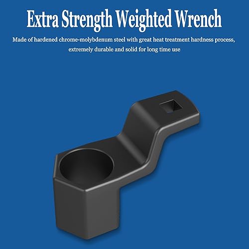 Miniatura 2 de Moker Soporte de llave de polea de cigüeñal de 1.969 in para motores Honda y Acura (con enchufe de equilibrador armónico de 0.748 in), potencia de